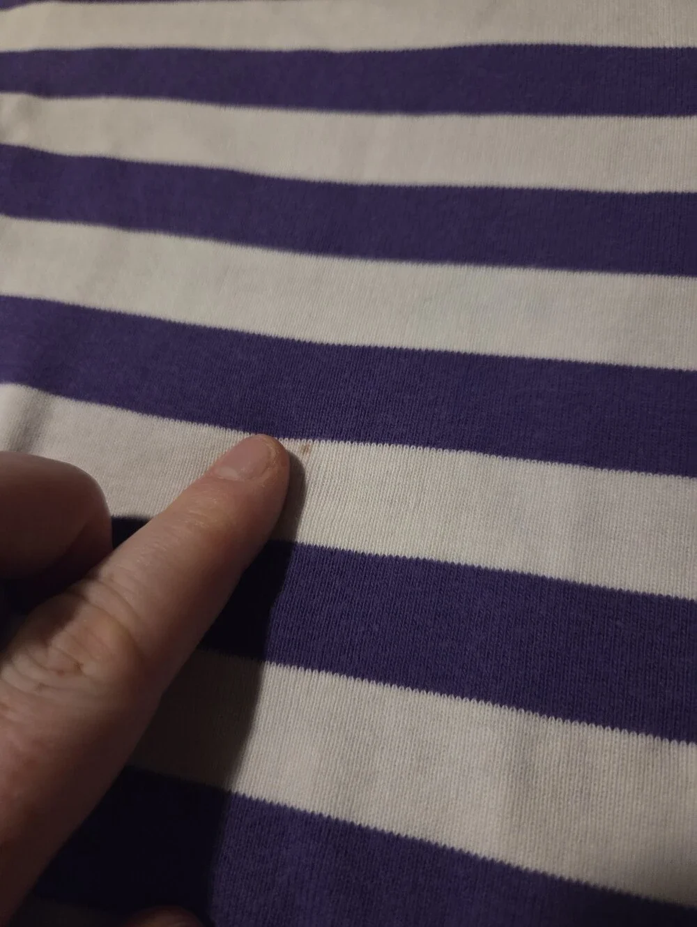 Hanna Anderson Purple Stripe Long Sleeve Pajamas 5/6